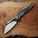 Bestech Knives Nogard Folding Knife 3.38" Bohler M390 Steel Blade Titanium/Carbon Fiber Handle