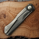 Bestech Knives THYRA Folding Knife 3½ Bohler M390 Steel Blade Titanium/CF Handle