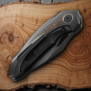Bestech Knives Nuke Frame Folding Knife 2.63" M390 Steel Blade Titanium/G10 Handle