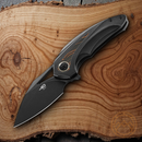 Bestech Knives Nuke Frame Folding Knife 2.63" M390 Steel Blade Titanium/G10 Handle