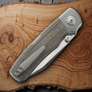 Bestech Knives Tonic Inset Folding Knife 2.88" Bohler M390 Steel Blade Green Micarta Handle