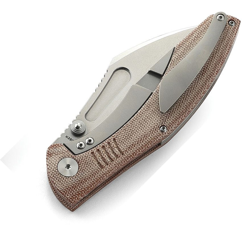 Bestech Knives Lockness Frame Folding Knife 4" Bohler M390 Steel Blade Natural Micarta Handle T2205E -Bestech Knives - Survivor Hand Precision Knives & Outdoor Gear Store