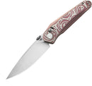 Bestech Knives Mothus Bar Lock Folding Knife 3.5" Bohler M390 Steel Blade Pink And Silver Titanium Handle T2206D -Bestech Knives - Survivor Hand Precision Knives & Outdoor Gear Store