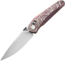 Bestech Knives Mothus Bar Lock Folding Knife 3.5" Bohler M390 Steel Blade Pink And Silver Titanium Handle T2206E -Bestech Knives - Survivor Hand Precision Knives & Outdoor Gear Store