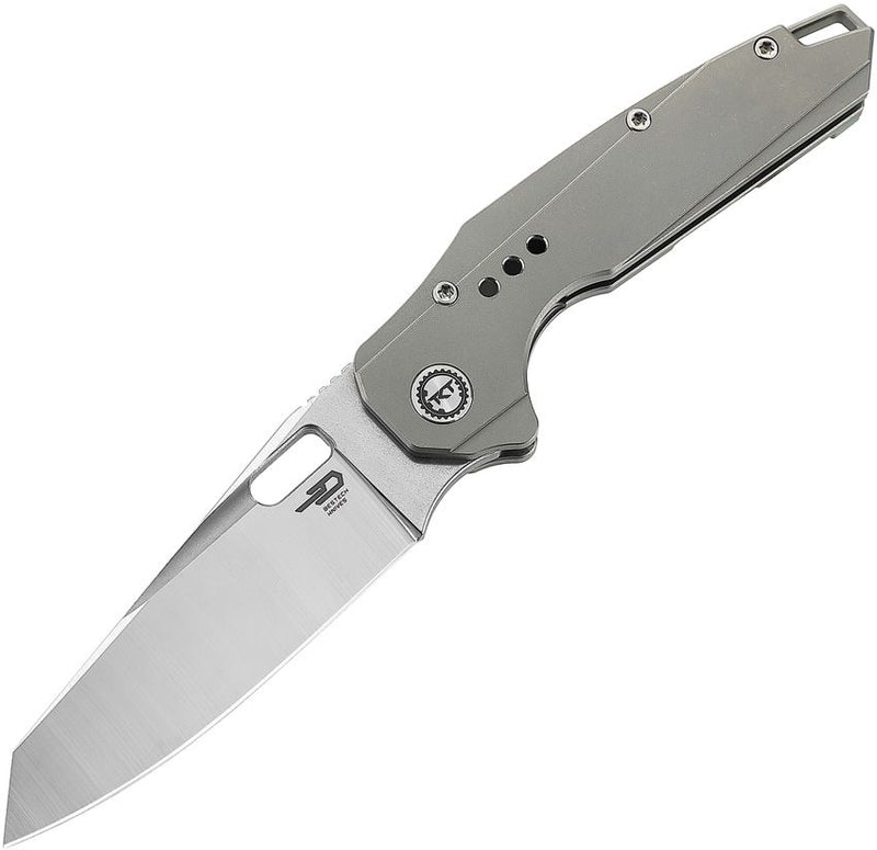 Bestech Knives Nyxie Frame Folding Knife 3.38" S35VN Steel Blade Gray Titanium Handle T2209A -Bestech Knives - Survivor Hand Precision Knives & Outdoor Gear Store