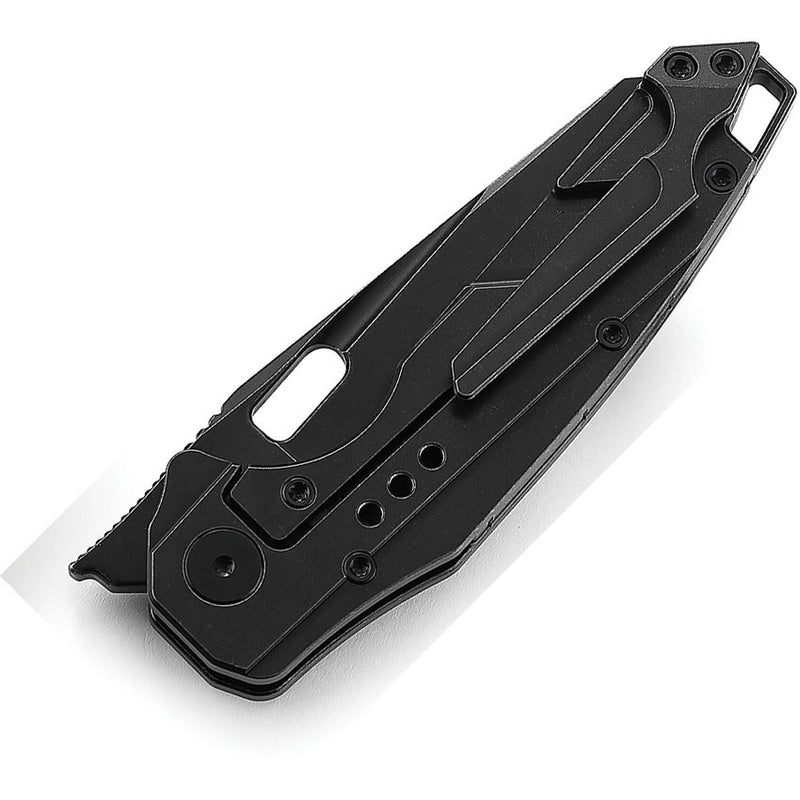 Bestech Knives Nyxie Framelock Folding Knife 3.38" S35VN Steel Blade Black Titanium Handle T2209B -Bestech Knives - Survivor Hand Precision Knives & Outdoor Gear Store