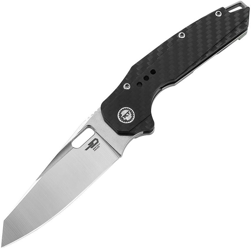 Bestech Knives Nyxie Frame Folding Knife 3.38" S35VN Steel Blade Carbon Fiber / Titanium Back Handle T2209C -Bestech Knives - Survivor Hand Precision Knives & Outdoor Gear Store