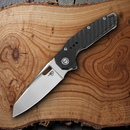 Bestech Knives Nyxie Frame Folding Knife 3.38" S35VN Steel Blade Carbon Fiber / Titanium Back Handle