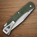 Buck 110 Slim Select Folding Knife 3.75" 420HC Steel Blade OD Green Nylon Handle