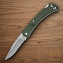 Buck 110 Slim Select Folding Knife 3.75" 420HC Steel Blade OD Green Nylon Handle