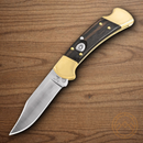 Buck Auto 112 Folding Knife 3" 420HC Steel Blade Ebony Wood Handle