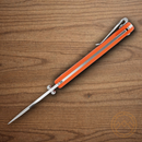 Buck 112 Slim Select Folding Knife 3" 420HC Steel Blade Orange Nylon Handle