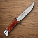 Buck 19 Special Heritage Series Fixed Knife 6" 420HC Steel Blade Brown DymaLux Handle