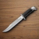 Buck General Fixed Knife 7.38" 420HC Steel Blade Black Phenolic Handle