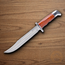 Buck Heritage Woodsman Fixed Knife 7.5" 420HC Steel Blade Brown DymaLux Handle