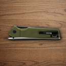 Buck Infusion Folding Knife 3.25" 7Cr17MoV Steel Blade OD Green G10 Handle