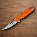 Buck Infusion Folding Knife 3.25" 7Cr17MoV Steel Blade Orange Aluminum Handle
