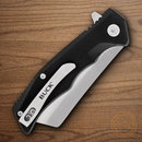 Buck Trunk Folding Knife 2.88" 7Cr17MoV Steel Blade Black G10 Handle