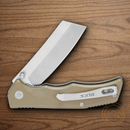Buck Trunk Folding Knife 2.88" 7Cr17MoV Steel Blade Tan G10 Handle
