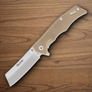 Buck Trunk Folding Knife 2.88" 7Cr17MoV Steel Blade Tan G10 Handle