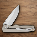 Buck Odessa Folding Knife 3.13" 7Cr17MoV Steel Blade Satin Stainless Handle