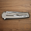 Buck Odessa Folding Knife 3.13" 7Cr17MoV Steel Blade Satin Stainless Handle