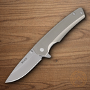 Buck Odessa Folding Knife 3.13" 7Cr17MoV Steel Blade Satin Stainless Handle