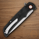 Buck Haxby Folding Knife 3.38" 8Cr13MoV Steel Blade Carbon Fiber Handle