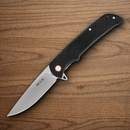 Buck Haxby Folding Knife 3.38" 8Cr13MoV Steel Blade Carbon Fiber Handle