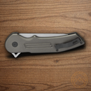 Buck Hexam SUR Folding Knife 3.25" 7Cr17MoV Steel Blade Gray Aluminum Handle