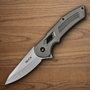 Buck Hexam SUR Folding Knife 3.25" 7Cr17MoV Steel Blade Gray Aluminum Handle