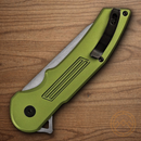 Buck Hexam SUR Folding Knife 3.25" 7Cr17MoV Steel Blade OD Green Aluminum Handle