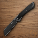 Buck HiLine XL Folding Knife 3.75" D2 Tool Steel Blade Black Micarta Handle