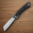 Buck HiLine XL Folding Knife 3.75" D2 Tool Steel Blade Black Micarta Handle