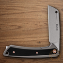 Buck HiLine Folding Knife 3.25" D2 Tool Steel Blade Gray/Black Aluminum/G10 Handle