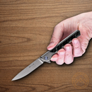 Buck Cavalier Folding Knife 3.38" 7Cr17MoV Steel Blade Gray Aluminum Handle