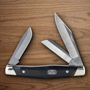 Buck Stockman Pocket Knife 420HC Steel Blades Black Valox Handle