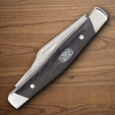 Buck Stockman Pocket Knife 420HC Steel Blades Ebony Wood Handle