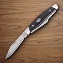 Buck Stockman Pocket Knife 420HC Steel Blades Ebony Wood Handle