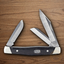 Buck Stockman Pocket Knife 420HC Steel Blades Ebony Wood Handle
