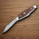 Buck Stockman Pocket Knife 420HC Steel Blades Granadillo Wood Handle