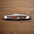 Buck Stockman Pocket Knife 420HC Steel Blades Granadillo Wood Handle