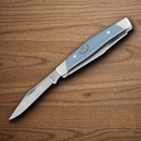 Buck Cadet Pocket Knife 420HC Steel Blades Blue Valox Handle