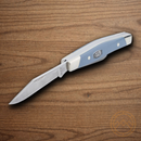 Buck Cadet Pocket Knife 420HC Steel Blades Blue Valox Handle