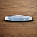Buck Cadet Pocket Knife 420HC Steel Blades Blue Valox Handle