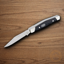Buck Cadet Pocket Knife 420HC Steel Blades Ebony Wood Handle