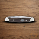 Buck Cadet Pocket Knife 420HC Steel Blades Ebony Wood Handle