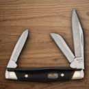 Buck Cadet Pocket Knife 420HC Steel Blades Ebony Wood Handle