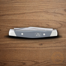 Buck Cadet Pocket Knife 420HC Steel Blades Gray Valox Handle