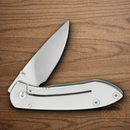Buck Colleague Folding Knife 1.88" 420HC Steel Blade Brushed Stainless Handle